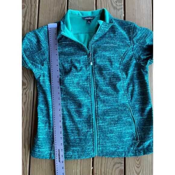 Eddie Bauer womens Jacket Teal Green Windfoil Elite Soft Shell Fleece Lined. XL - Picture 7 of 8